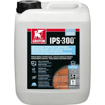 Penetrace Neviditelná minerální povrchová impregnace pro savé porézní povrchy Griffon IPS-300, kanystr 5 l