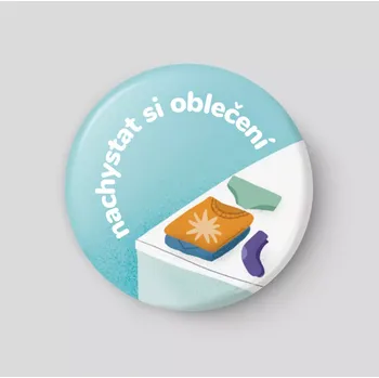 Magnetická kreslící tabulka Nachystat si oblečení - plánovací magnetka