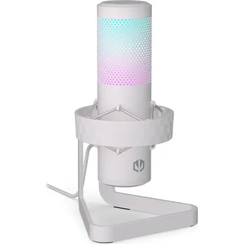 Mikrofon Endorfy streamovací mikrofon AXIS Streaming OWH / RGB efekt / stojánek / USB / bílý