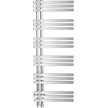 Radiátor Elektrický koupelnový radiátor Sapho 307 W 500 x 1190 mm stříbrný