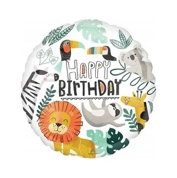 Balónek Fóliový balónek Amscan Všechno nejlepší k 18. narozeninám 18"