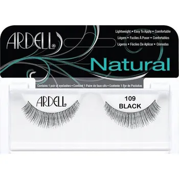 Umělé řasy Ardell Řasy a příslušenství Natural 109 1 pár umělých řas Black
