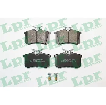 Brzdová destička Sada brzdových destiček, vždy 4 kusy v sadě LPR 05P868