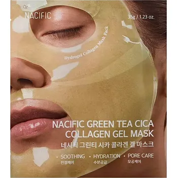 Pleťová maska Nacific - Green Tea Cica Collagen Gel Mask