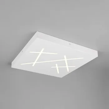 Trio Lighting LED stropní svítidlo Snip, bílá matná, délka 50 cm, kov, CCT LED 24 W celkem - Doprava zdarma