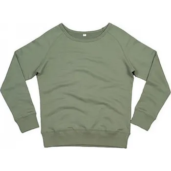Dámská mikina Pohodlná dámská mikina s širokým výstřihem Mantis Barva: Soft Olive, Velikost: L P77