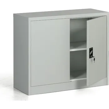 Policová skříň B2B Partner Kovová spisová skříň, demontovaná, 1 police, 950 x 800 x 400 mm, šedá