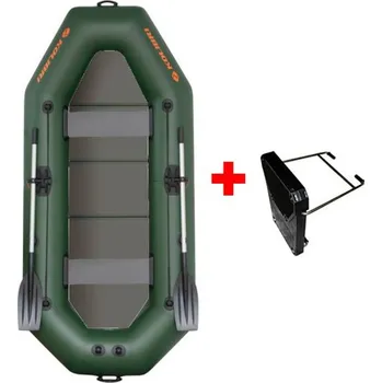 Člun Člun Kolibri K-280-TP Pevná Podlaha Zelený + Držák Motoru