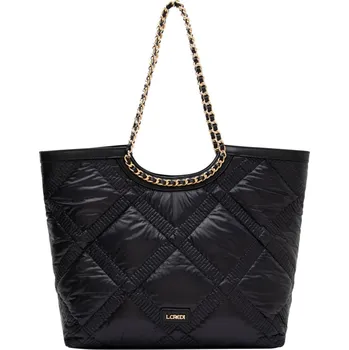 Kabelka L.Credi dámská stylová kabelka přes rameno - černá