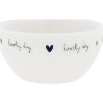 Bastion Collections Keramická mini mistička White/Brown B