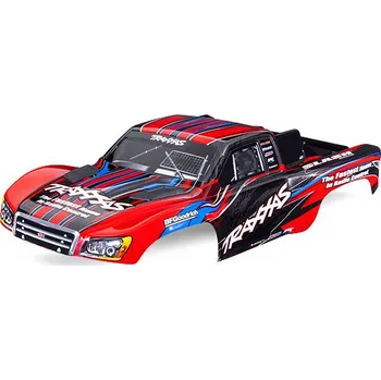 RC náhradní díl Traxxas karosérie Slash 2WD červená (bezsponková) - TRA5924-RED