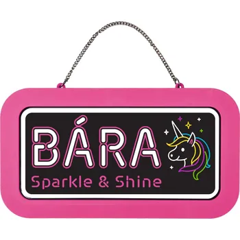 Party dekorace Neonová cedulka se jménem - Bára