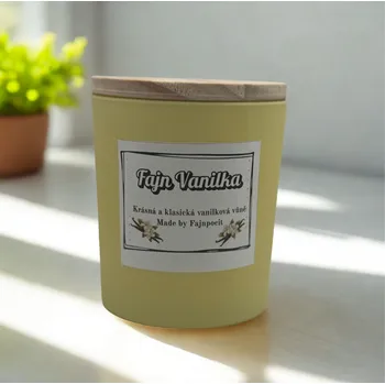 Svíčka Fajnpocit Fajn Vanilka - Svíčka s vůní vanilky