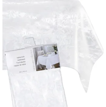 ubrus UBRUS ODPORNÝ NA SKVRNY velký kuchyňský ubrus na stůl květinový vzor 180x130 cm