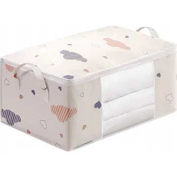 Úložný box Béžová taška / úložný box na oblečení a ložní prádlo 50L 55*35*25cm