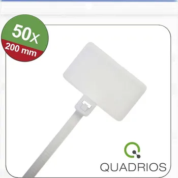Quadrios 25CA581 25CA581 značení kabelů Potisknutelná plocha: 25 x 15 mm bílá 50 ks