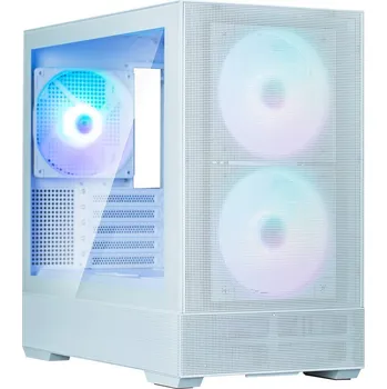 PC skříň Zalman skříň P30 AIR White / miniT / 3x140mm fan ARGB / USB 3.0 / USB-C / temperované sklo / mesh panel / bílá