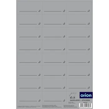 Speciální papír 12x SAMOLEPICÍ etikety univerzální samolepky na zavařeniny sklenice a lahve