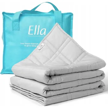 přikrývka Zátěžová přikrývka pro dospělé 9 kg Ella polyester 135 cm x 200 cm šedá