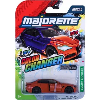 autíčko MAJORETTE COLOR CHANGER ALFA ROMEO GIULIA QUADRIFOGLIO 1:64 NOVÝ KOVOVÝ MODEL