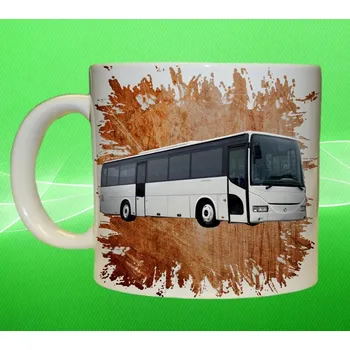 hrnek s autobusem IVECO II. oranžové 450 ml