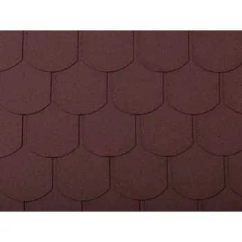 Střešní krytina Covernit Samolepicí asfaltový šindel Uni Strong bobrovka Červená 1000 x 340 mm červená