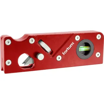 Ruční hoblík FORTUM 4752104 Hoblík na srážení hran nastavitelný, 2nožové profily (45°- R3mm/1/8\")