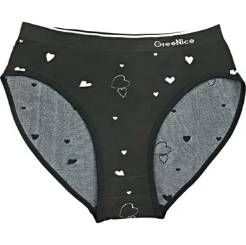 Dámské spodní prádlo Greenice Dámské bezešvé kalhotky vz. 741 Velikost: XL - XXL, Barva: černá