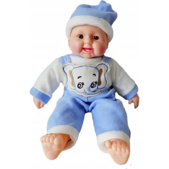 Panenka PANENKA MIMINKO S MĚKKÝM BŘÍŠKEM MLUVÍ PLÁČE V OBLEČENÍ 35 CM