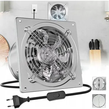 Průmyslový ventilátor 150mm Průmyslový axiální ventilátor nástěnný odsávací