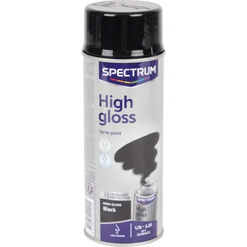 Barva ve spreji BARVA VE SPREJI CZARNA WYSOKI POŁYSK VYSOCE LESKÝ LAK 400 ML