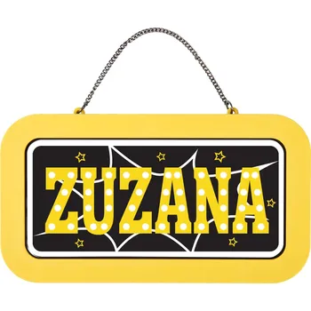 Party dekorace Neonová cedulka se jménem - Zuzana