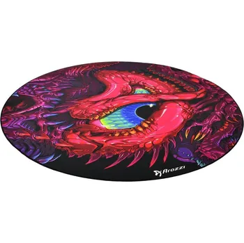 Protiskluzová podložka AROZZI Zona Floorpad Crawling Chaos/ ochranná podložka na podlahu/ kulatá 121 cm průměr/ dračí design