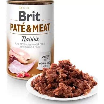 Krmivo pro psa Brit Paté & Meat Rabbit 6x400g