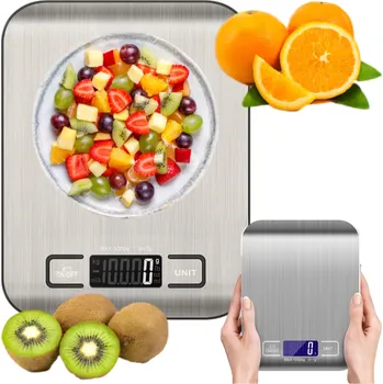 Kuchyňská váha Kuchyňská váha Adoric KUCHEN0911ED stříbrná/šedá 5 kg