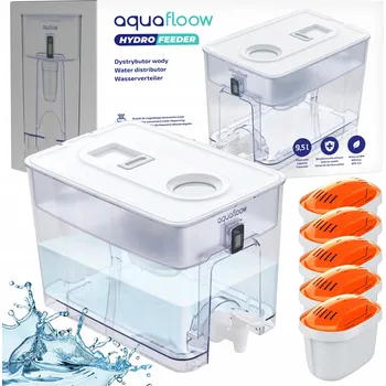 Filtrační konvice Filtrační konvice AquaFloow HydroFeeder MaxiHard 9,5 l bílá