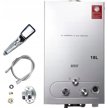 Bojler Průtokový ohřívač vody na plyn 18 l