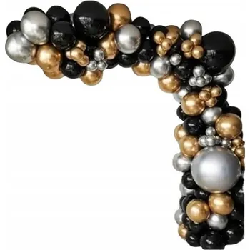 GIRLANDA - SADA BALÓNKŮ 97-15 100 DÍLŮ PARTY HOTOVÁ STĚNA