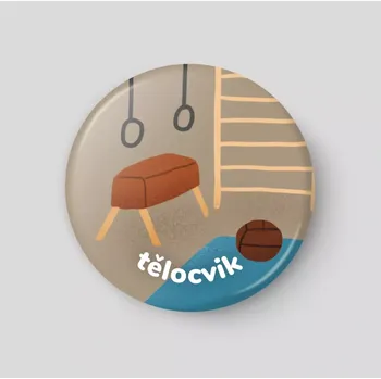 Magnetická kreslící tabulka Tělocvik - plánovací magnetka