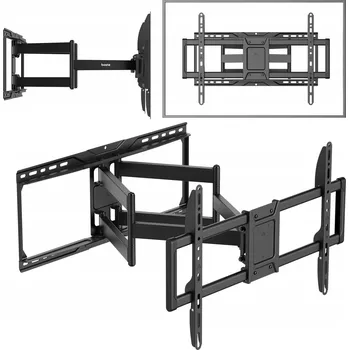 Televizní držák BOSTE SILNÝ OTOČNÝ DRŽÁK NA ZEĎ PRO TV TELEVIZOR 37-90'' VESA