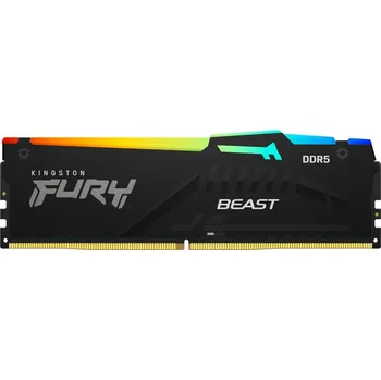 Operační paměť KINGSTON FURY Beast Black RGB 32GB DDR5 5600MT/s / CL40 / DIMM