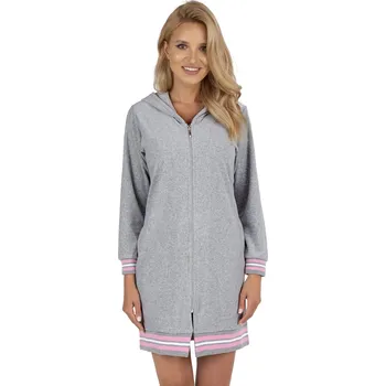 Dámský župan Dámský župan Vivisence 5018 Barva: Šedá, Velikost: M