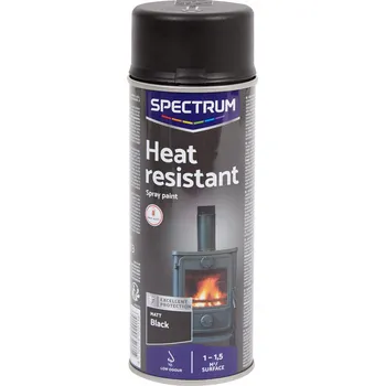 Barva ve spreji Barva sprej Spectrum 400 ml, černý matný