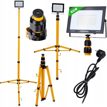 LED reflektor 50W se stavebním teleskopickým stativem K02066