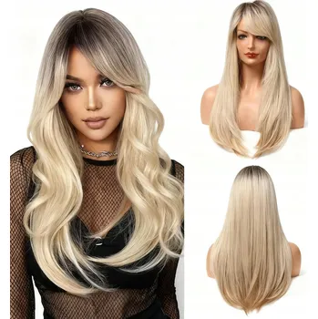 Paruka Paruka dlouhé syntetické blond vlasy