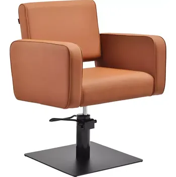 Kadeřnické křeslo Kadeřnické křeslo Bilbao - hnědé s černou podstavou