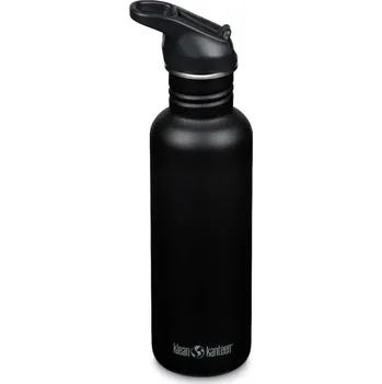 Láhev Klean Kanteen Classic - láhev 800 ml se sportovním uzávěrem Barva: Černá