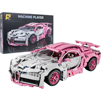autíčko RKToys Stavebnice sportovní auto růžové 1132 dílků