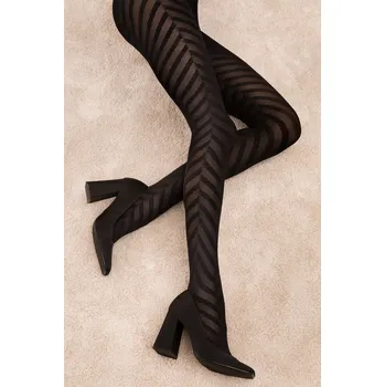 Dámské punčochy Silonkové punčocháče Fiore Black Chanse 60 DEN G6094 Barva: Černá, Velikost: S