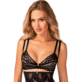 Podprsenka Podprsenka Obsessive Arienna bra Barva: Černá, Velikost: XS/S